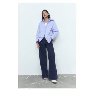 Zara, cotton button down sized XL.